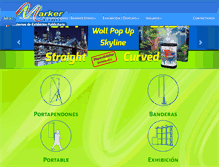 Tablet Screenshot of markerprint.com